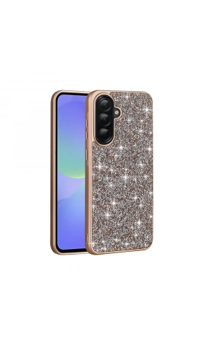 Galaxy A36 Kılıf Parlak Taşlı Tasarım Zore Pırlanta Kapak