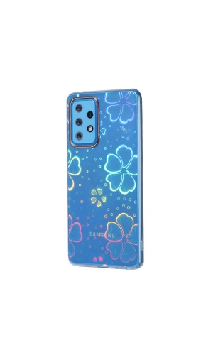 Galaxy A52 Kılıf Zore Sidney Desenli Sert Kapak