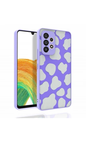 Galaxy A53 5G Kılıf Desenli Kamera Korumalı Parlak Zore Nora Kapak
