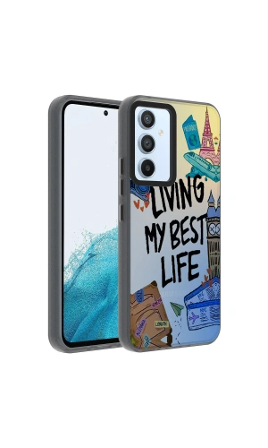 Galaxy A54 Kılıf Desenli Zore Dragon Sert Kapak