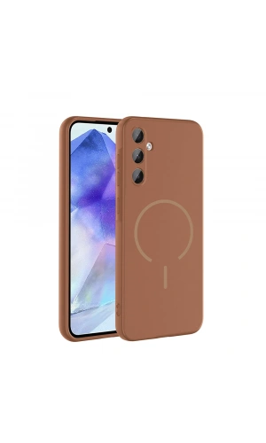 Galaxy A55 Kılıf M-safe Şarj Özellikli Zore Meta Kapak