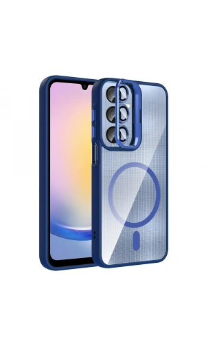 Galaxy A56 Kılıf Standlı ve Kamera Lens Hediyeli Zore Etro Kapak