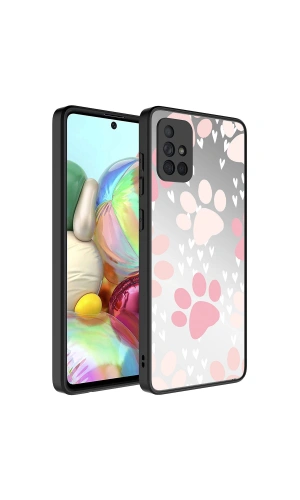 Galaxy A71 Kılıf Aynalı Desenli Kamera Korumalı Parlak Zore Mirror Kapak