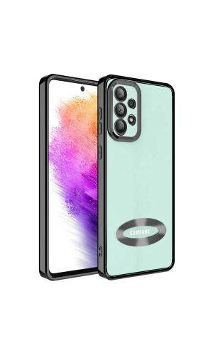 Galaxy A73 Kılıf Kamera Korumalı Logo Gösteren Zore Omega Kapak