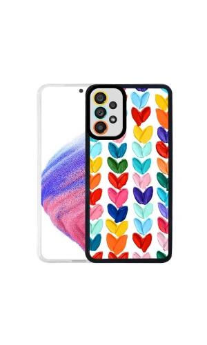Galaxy A73 Kılıf Zore M-Fit Desenli Kapak