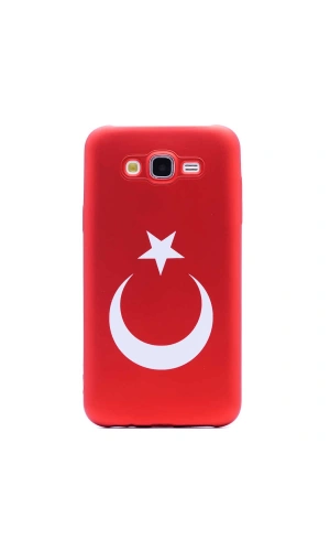 Galaxy Grand Prime G530 Kılıf Zore Bayrak Silikon