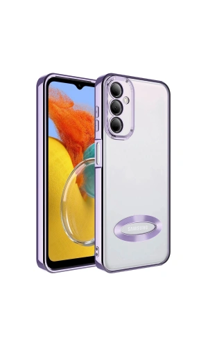 Galaxy M14 Kılıf Kamera Korumalı Logo Gösteren Zore Omega Kapak