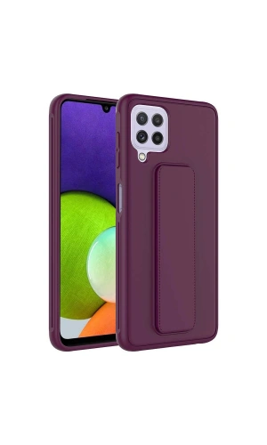 Galaxy M22 Kılıf Zore Qstand Kapak