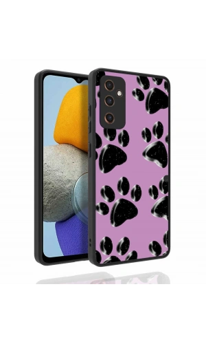 Galaxy M23 Kılıf Desenli Kamera Korumalı Parlak Zore Nora Kapak