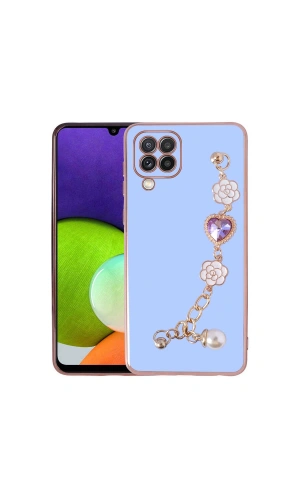 Galaxy M32 Kılıf El Tutamaçlı Kamera Korumalı Zore Taka Silikon Kapak