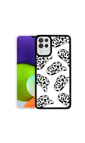 Galaxy M32 Kılıf Zore M-Fit Desenli Kapak