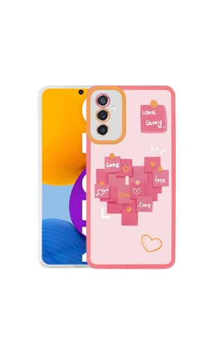 Galaxy M52 Kılıf Zore M-Fit Desenli Kapak