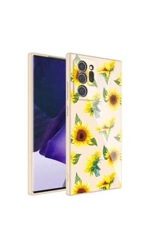 Galaxy Note 20 Ultra Kılıf Kamera Korumalı Desenli Sert Silikon Zore Epoksi Kapak