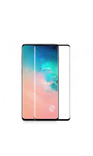 Galaxy S10 Plus Zore Kavisli Full Yapışkanlı Cam Ekran Koruyucu