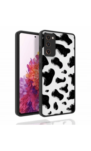 Galaxy S20 FE Kılıf Desenli Kamera Korumalı Parlak Zore Nora Kapak