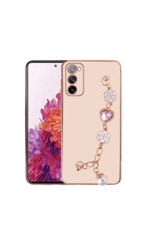 Galaxy S20 FE Kılıf El Tutamaçlı Kamera Korumalı Zore Taka Silikon Kapak