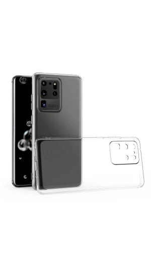 Galaxy S20 Ultra Kılıf Zore Kamera Korumalı Süper Silikon Kapak