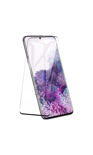 Galaxy S20 Ultra Zore Kavisli Full Yapışkanlı Cam Ekran Koruyucu
