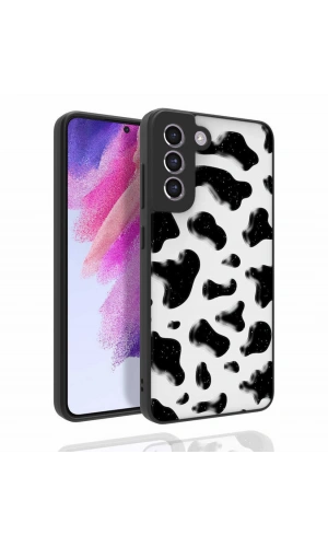 Galaxy S21 FE Kılıf Desenli Kamera Korumalı Parlak Zore Nora Kapak
