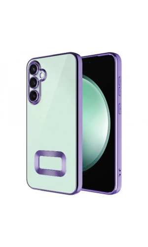 Galaxy S23 FE Kılıf Kamera Korumalı Logo Gösteren Zore Omega Kapak