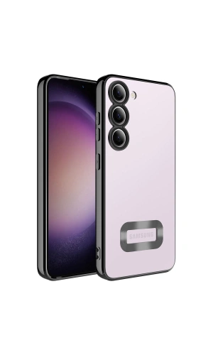 Galaxy S23 Kılıf Kamera Korumalı Logo Gösteren Zore Omega Kapak