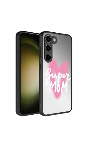 Galaxy S23 Plus Kılıf Aynalı Desenli Kamera Korumalı Parlak Zore Mirror Kapak
