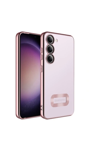 Galaxy S23 Plus Kılıf Kamera Korumalı Logo Gösteren Zore Omega Kapak