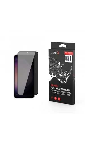 Galaxy S23 Zore Rika Premium Privacy Temperli Cam Ekran Koruyucu