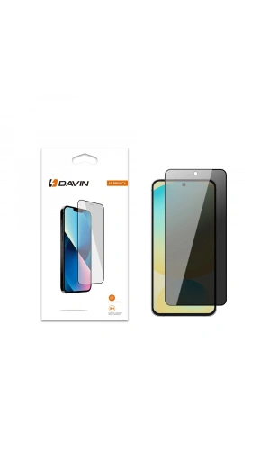 Galaxy S24 FE Davin 5D Privacy Cam Ekran Koruyucu