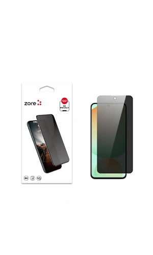 Galaxy S24 FE Zore New 5D Privacy Temperli Ekran Koruyucu