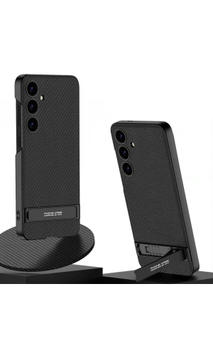 Galaxy S24 Kılıf Zore Kamera Korumalı Leather Dikey Standlı Ays Kapak