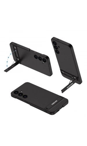 Galaxy S24 Plus Kılıf Zore Kamera Korumalı Dikey Standlı Ays Kapak