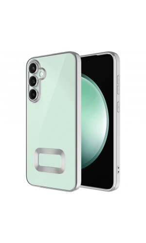 Galaxy S25 FE Kılıf Kamera Korumalı Logo Gösteren Zore Omega Kapak