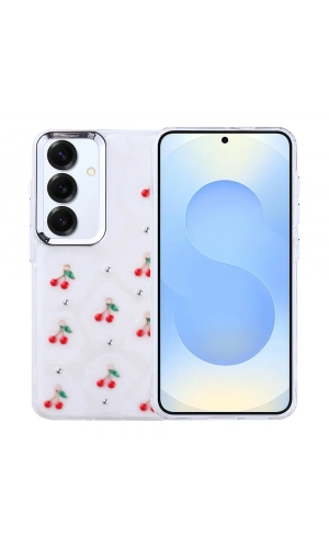 Galaxy S25 Plus Kılıf Airbag Tasarımlı Simli Şeffaf Zore Kutup Kapak