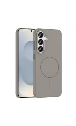 Galaxy S25 Plus Kılıf M-safe Şarj Özellikli Zore Ruby Sert Kapak