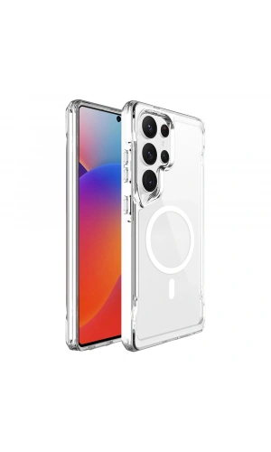 Galaxy S25 Ultra Kılıf Zore M-safe Şarj Özellikli T-Max M-safe Kapak