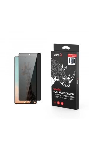 Galaxy S25 Ultra Zore Rika Premium Privacy Temperli Cam Ekran Koruyucu