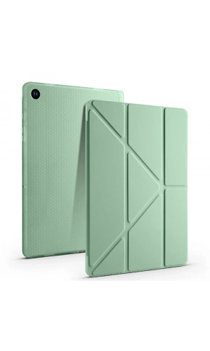 Galaxy Tab A9 Kılıf Zore Tri Folding Kalem Bölmeli Standlı Kılıf