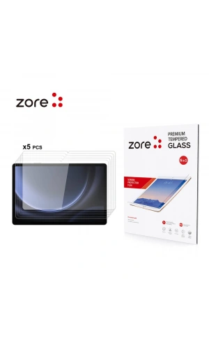 Galaxy Tab S10 FE Zore 5in1 Tablet Temperli Cam Ekran Koruyucu