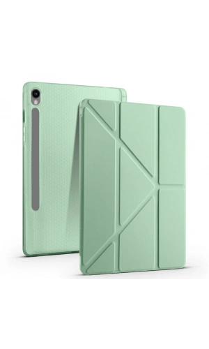 Galaxy Tab S10 Lite Kılıf Zore Tri Folding Kalem Bölmeli Standlı Kılıf