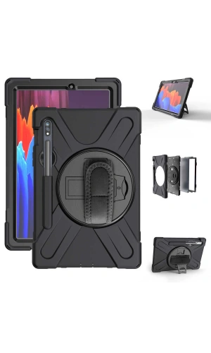 Galaxy Tab S7 Plus T970 Kılıf Zore Defender Tablet Silikon