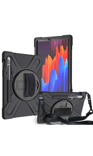 Galaxy Tab S7 T870 Kılıf Zore Defender Tablet Silikon