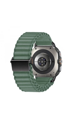 ​​Galaxy Watch Ultra 47mm Zore KRD-120 Naylon Kumaş Hasır Örgülü Kordon