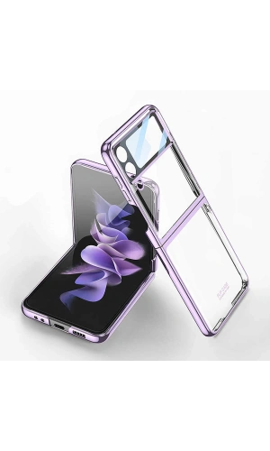 Galaxy Z Flip 4 Kılıf Zore Kıpta Lensli Kapak