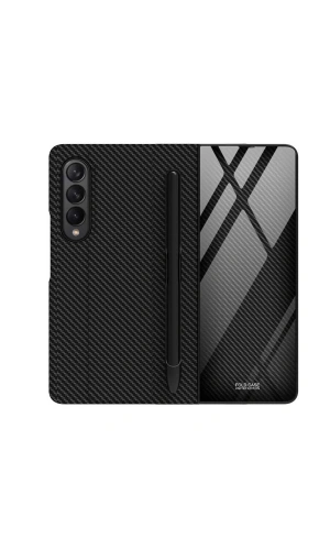 Galaxy Z Fold 3 Kılıf Zore Kalem Bölmeli Droga Kılıf