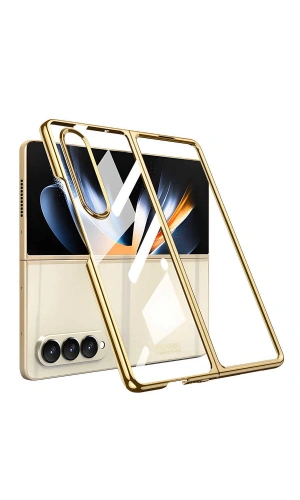 Galaxy Z Fold 4 Kılıf Zore Full Camlı Kıpta Kapak