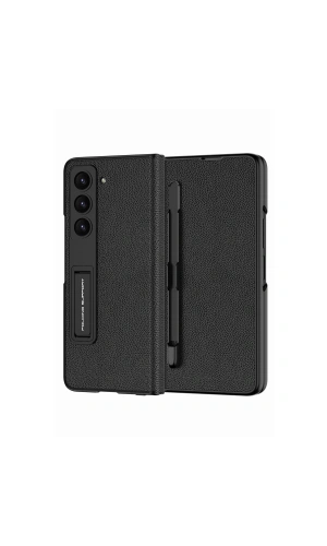 Galaxy Z Fold 5 Kılıf Zore Kalem Bölmeli Droga Kapak