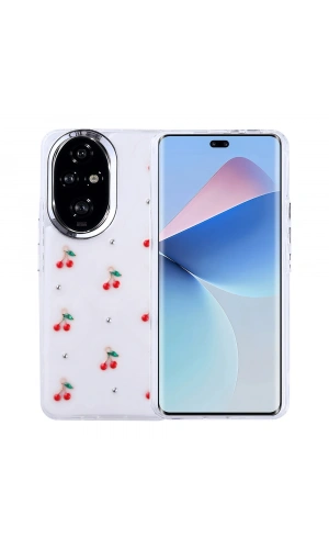 Honor 200 Kılıf Airbag Tasarımlı Simli Şeffaf Zore Kutup Kapak