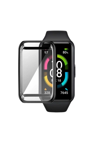 Huawei Band 7 Zore Watch Gard 09 Koruyucu Silikon