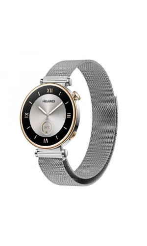 Huawei GT4 41mm Zore KRD-01 18mm Metal Hasır Kordon